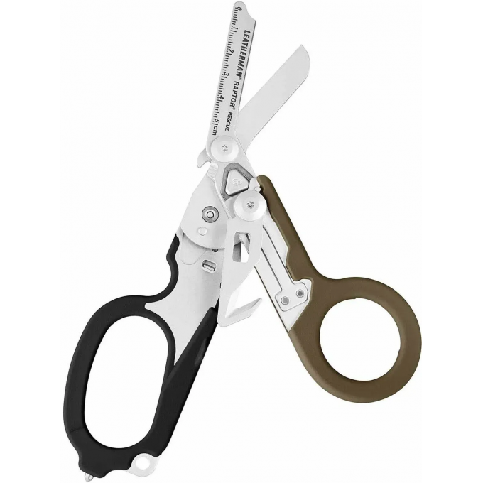 Мультитул LEATHERMAN RAPTOR RESCUE Coyote/Black, чехол Molle 833062 Мультитул LEATHERMAN RAPTOR RESCUE Coyote/Black, чехол Molle 833062
